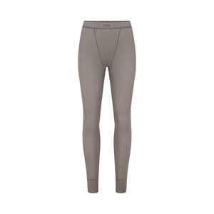 Skims Cotton Rib Legging - Smoke